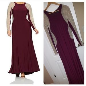 Xscape beaded dress
